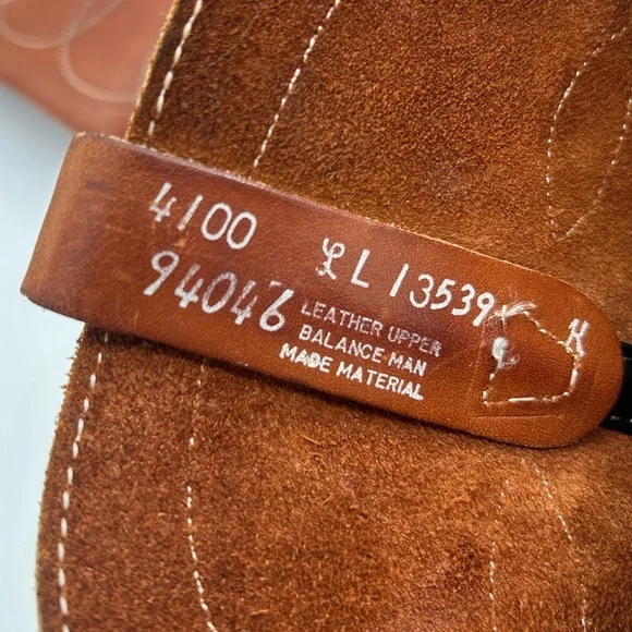 Vintage Landis Mens Buffalo Brown Leather Cowboy Western Boots 9 D 94046 USA - Picture 9 of 10